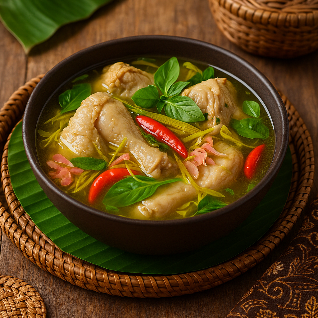 Ayam Pansuh Dayak Rumahan (Tanpa Bambu)