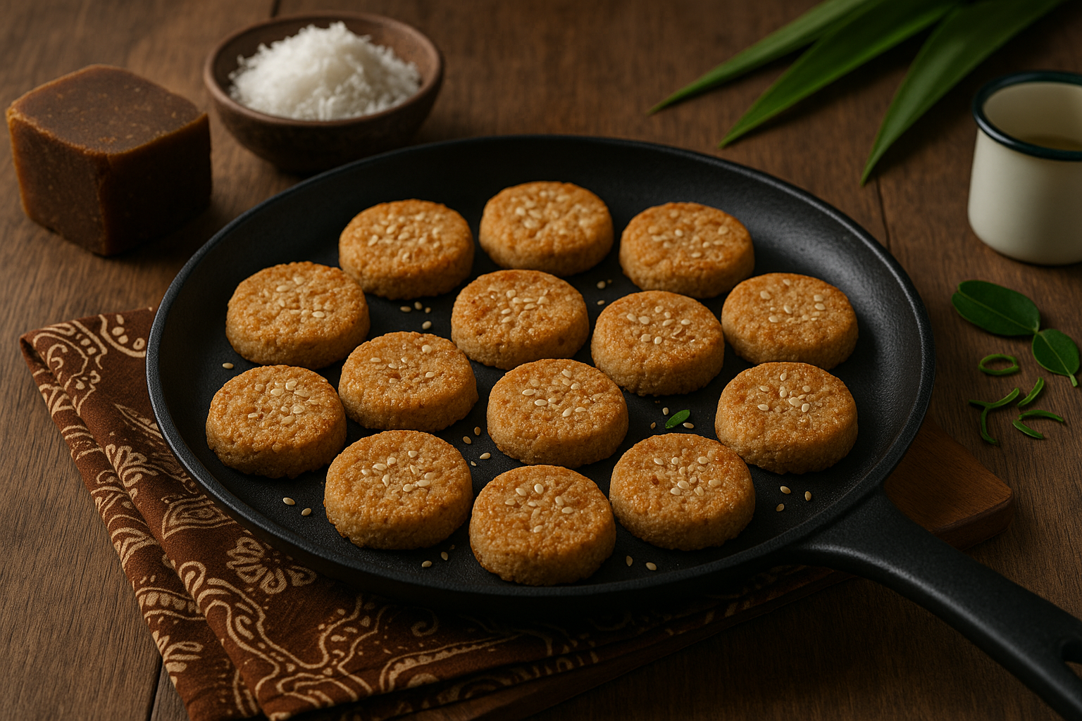 Kue Sagon Kelapa Gula Aren