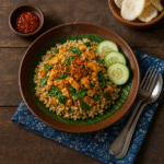 Nasi Sorgum Goreng Ikan Asin Kemangi