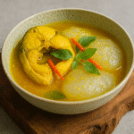 Papeda Kuah Kuning Ikan Tongkol