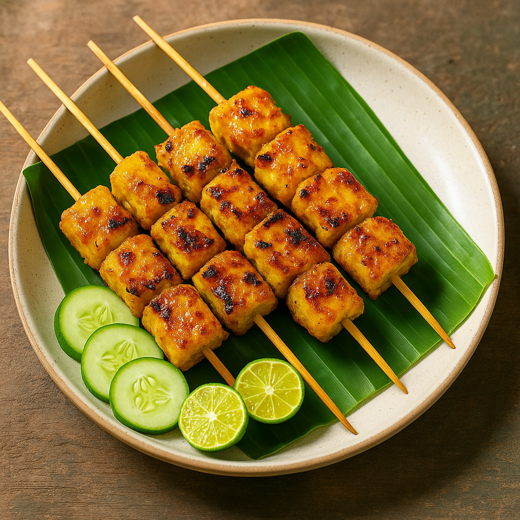 Sate Tanjung Lombok Rumahan (Sate Ikan Bumbu Kuning)