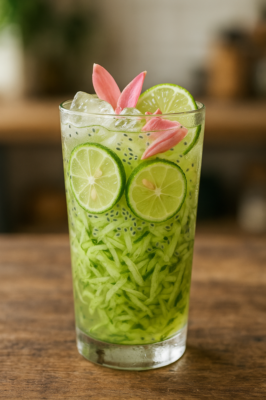 Es Timun Serut Kecombrang Jeruk Nipis